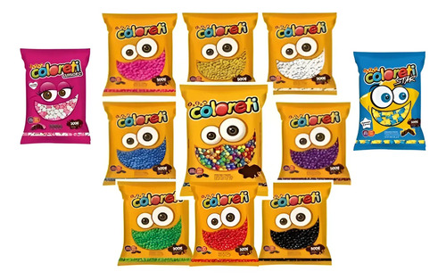 Confete Coloreti Chocolate Jazam 1 Und. 500g Escolha A Cor | MercadoLivre