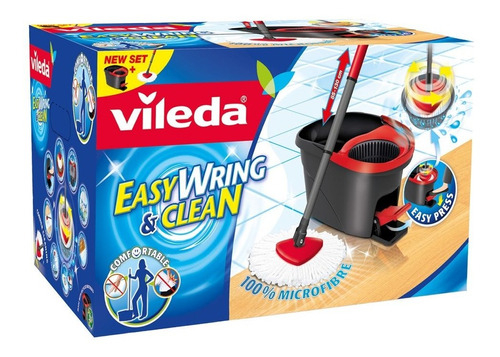 Balde Escurridor Vileda Ew&clean Con Pedal  Y Mopa