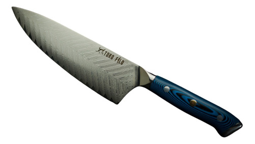 Cuchillo Acero De Damasco Torofilo Ruili