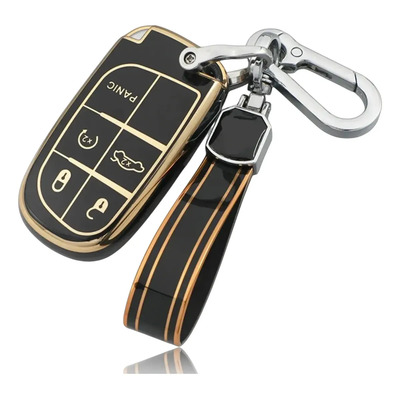 Funda Llave para Jeep Grand Cherokee, Compass y Renegade, con Llavero TPU | Meses sin interés