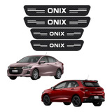Sticker Protección De Estribos 4 Puertas Chevrolet Onix
