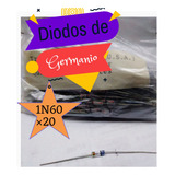 Pack ×20 Diodos De Germanio 1n60