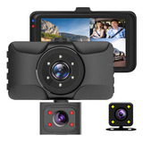 Cámara Para Auto 1080p Hd Dashcamara 3 Cámaras Con Wifi