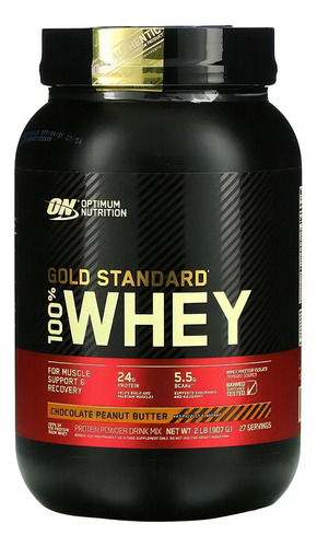 Proteina Gold Standard 100% Whey 2 Lbs Chocolate Peanut Butt Sabor Chocolate Peanut Butter