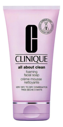 Jabon Limpiador Clinique Foaming Facial Soap 150ml Tipo De Piel Seca