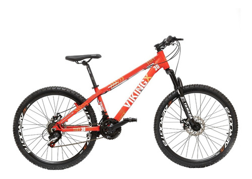 Bicicleta Vikingx Tuff 30 Freeride Aro 26 Freio Á Disco 21v