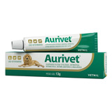 Aurivet Pomada 13g  Uso Veterinário Otites - Vetnil