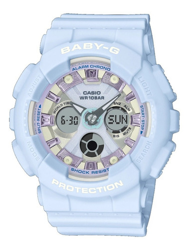 Reloj Casio Dama Baby-g  Ba-130wp Garantía Oficial  !.