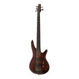 Bajo Eléctrico Ibanez Sr-505 Bm Brown Caoba 5 Cuerdas Activo