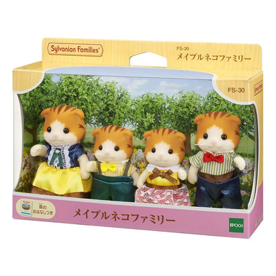 Sylvanian Families - Familia De Gatos Maple Ternurines Fs-30 | Envío gratis