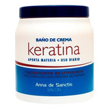 Baño De Crema Olio Keratina Anna De Sanctis 1kg Profesional