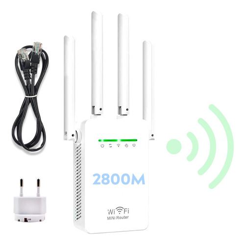 Repetidor Wifi Wireless Sinal 4 Antenas Amplificador Potente