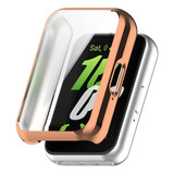 Funda De Reloj Galvanizada En Tpu En Oro Rosa Para Samsung G