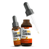 Curcuma Açafrão Gotas 95% Curcuminóides 2 Potes De 30 Ml