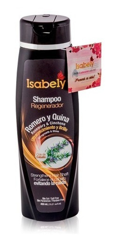 Shampoo Regenerador De Romero Y Quina