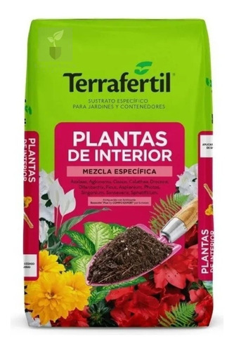 Sustrato Plantas De Interior 10 L Terrafertil / Salamanca