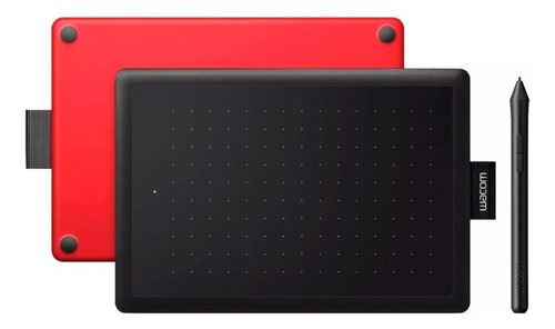 Tableta Gráfica Wacom One By Ctl472  Negra Y Roja