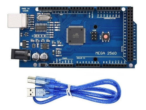 Tarjeta Mega 2560 Smd Compatible Con Arduino Con Cable Usb