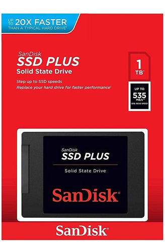 Hd Ssd 1tb Sata 3.0 Sandisk Plus Sdssda-1too-g27