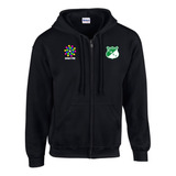 Buzo Capota Cremallera Deportivo Cali Hoodie Black Premiun