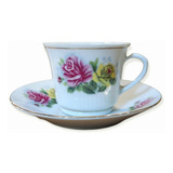 Taza + Plato Cafe Porcelana China