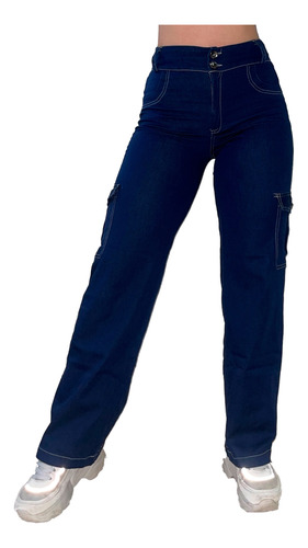 Pantalón Mujer De Moda Cargo Licrado Talla 6 Hasta La 22