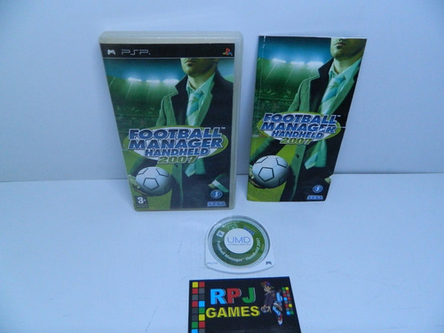  Football Manager Handheld 2007 Original Completa Psp - Loja