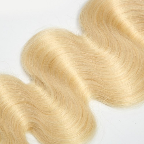 Cortina Cabello Ondulado Remy 100% Naturales Humano 24 Rubia