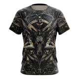 Camiseta Baphomet Pentagrama Bodé Ocultismo Full 3d Camisa 9