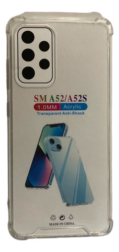 Funda Transparente Reforzada Compatible Con Samsung A52