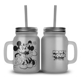 Mason Jar  Mickey Y Minnie San Valentin Modelo #5