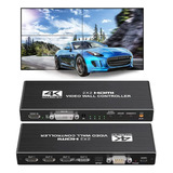 Convertidor De Video Pared Hdmi Y Spdif 2×4 Para Pc 60hz 4k