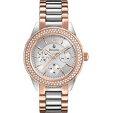 Bulova Crystal Collection 98n100 Reloj Mujer 38mm
