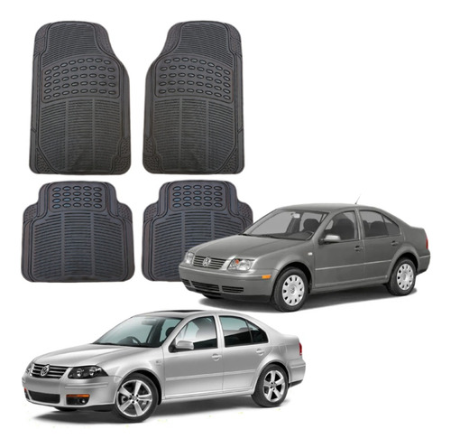 4 Alfombrillas De Hule Para Jetta A4 2008