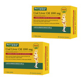 Combo X2 Natural Life Liver Oil 1000 De 60 Comprimidos