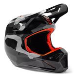 Casco Fox V1 Przm Camo Motocross Enduro Rzr Atv Mx Cross Color Gris Camo Tamaño Del Casco L 59-60cm