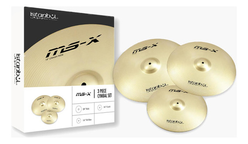 Set De Platillos Istanbul Agop Msxs Set Hh14 + C16 + R20. Color Color Dorado