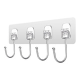 Perchero Q Sticky Hooks Para Colgar Ropa, Toallas De Cocina,