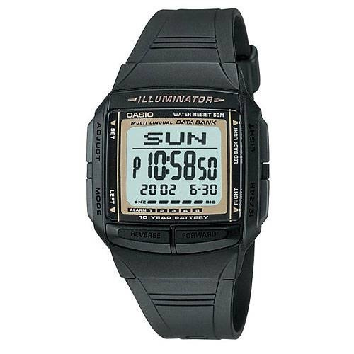 Relógio Casio Databank Db-36-9a 30 Memória 5 Alarmes 50 Mts