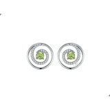 Aretes Peridoto Plata 1ra Ley 925 By Thiago Turcott® Espiral