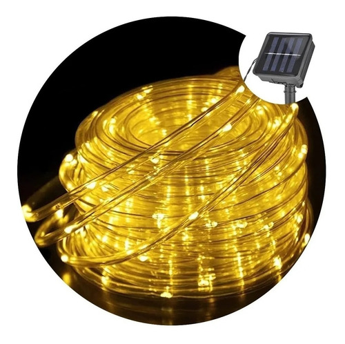 Mangueraluz Solar Guirnalda 10mtrs Decorativa Luces Navidad