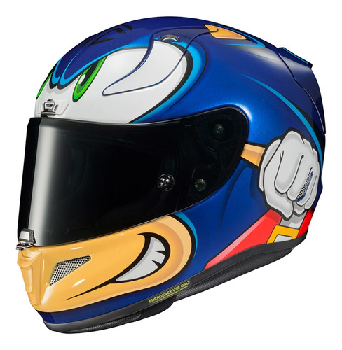 Casco Hjc Rpha 11 Sonic Sega Mc21