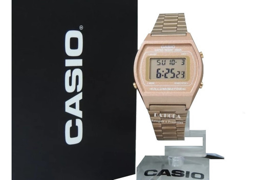 Relógio Casio Vintage Rose Gold B640wc-5adf (nf E Garantia)