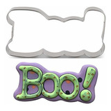 Liliao Boo Cookie Cutter For Halloween - 4 X 2 Inches - Stai