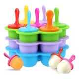 Moldes Helado Para Leche Materna O Frutas Silicona Libre Bpa