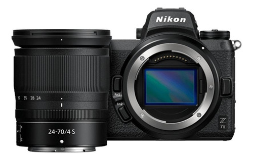  Nikon Z Kit 7ii + Lente 20-70mm Mirrorless Cor  Preto