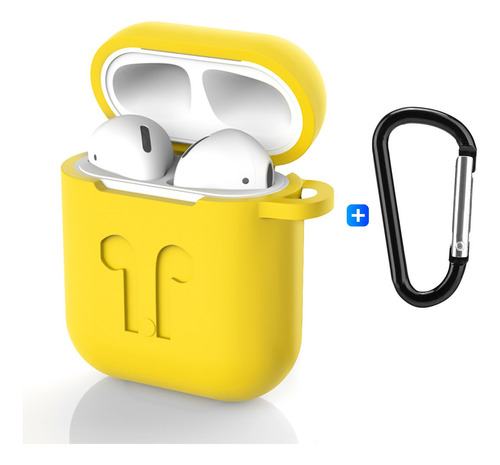 Funda Para AirPods 1 Y 2 Con Varios Colores De Silicona Case