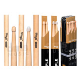 Palillos Baquetas Bateria Percusion Maple Stagg 5a 5b 7a Par