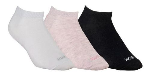 Medias X3 Sox Tripack Hombre Mujer Running Algodon Sin Caña 