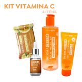 Kit Facial Skincare Vitamina C Anti-idade Dermachem 4 Itens
